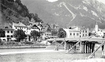 Traunbrücke vor 1954