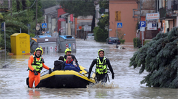 Überflutung Italien